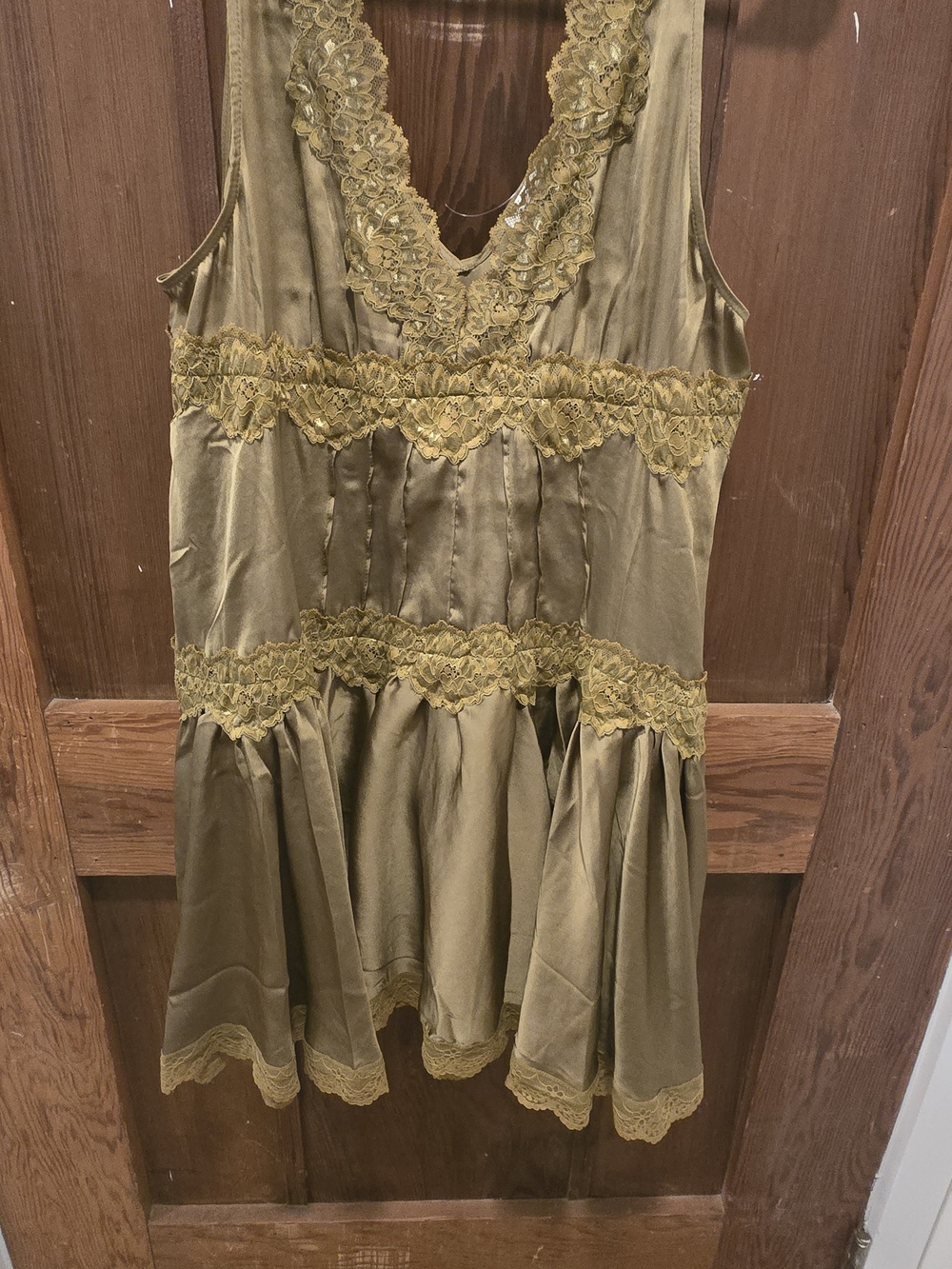 Free People In This Groove Mini Slip Dress